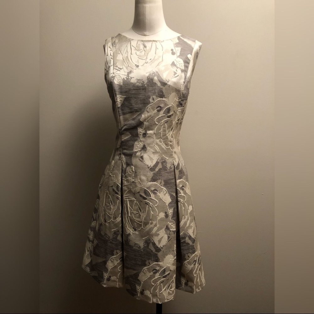 Sleeveless Dress w/ Metallic Details